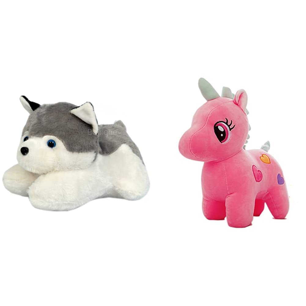 Babique Cute Cat Animal Soft Push Toy+Unicorn Teddy Bear Plush Soft Toy-(Set of 2Toys) (B0BHMQQ4R3) Amazon Price History, Amazon Price Tracker