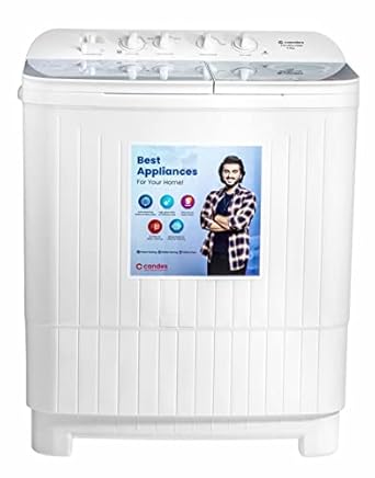 Candes 9 kg Semi Automatic Top Load Washing Machine - White (CTPL90GL2SWM)