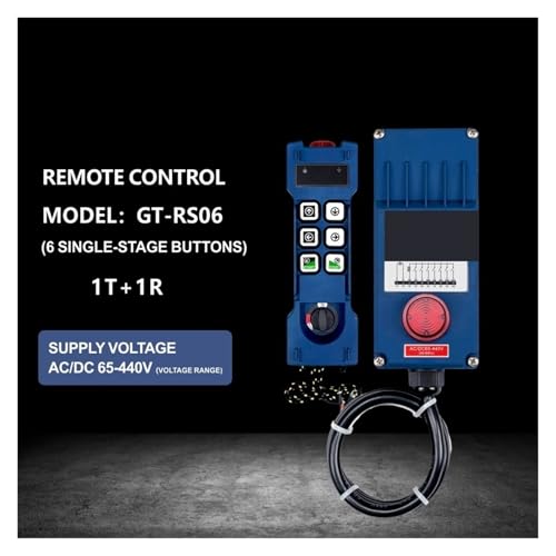Bouton de commande GT-RS06 UHF pour levage industriel haute résistance