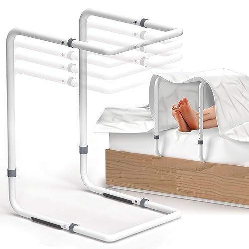 JJ CARE Blanket Lifters for Feet - Steel and Aluminum Blanket Lifter for Foot of Bed - Adjustable Blanket Lifter 20 to 28 inches for Elderly, Foot Cramping, Surgery Recovery, and Arthritis by JJ CARE - Used condition - US$36.84