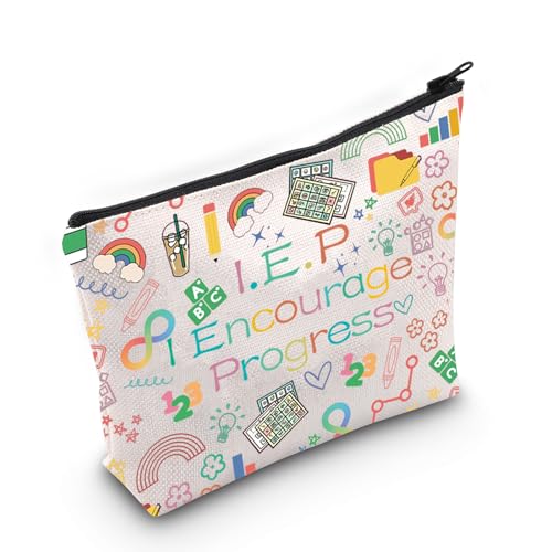 JXGZSO Sped Education Pochette pour enseignant avec inscription « I Encourage Progress », IEP I Encourage Progress Sac