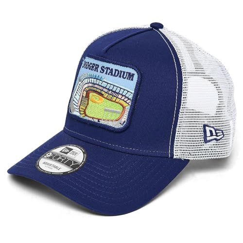 Gorra Trucker New Era LA Dodgers Azul Blanco Ajustable miniatura 3