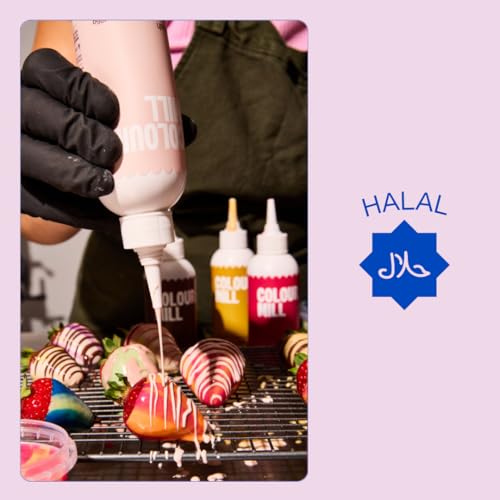 Colour Mill Choco Drip Orange: Schokoladen-Glasur für Desserts - 125 g