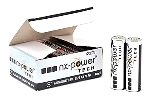 Pilas alcalinas AA (LR06) de Larga duración, 1.5 V, 3.400 mAh, Paquete de 100 Pilas Cover