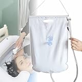 Shampoo Sprinkler Water Bag - Portable Hair Washing Station for Disabled Elderly Bed Easy, Bedridden, Outdoor Camping Hiking, 2.5 GL Capacity, Set of 1