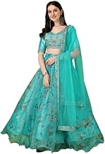 Suppar Sleave Women's Digital Printed organza Lehenga Choli