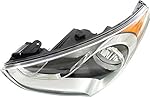 Evan-Fischer Headlight Assembly Compatible with 2012-2017 Hyundai Veloster Standard Type CAPA Driver Side