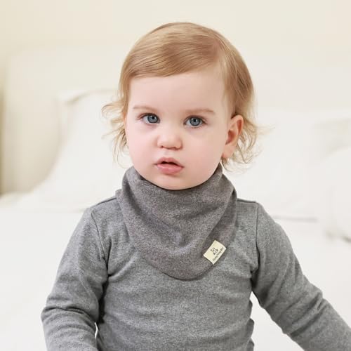 LIDHAY Newborn Hats Baby Beanie Hats&Baby Bibs for Unisex,Soft Knit Cap Infant Hospital Beanie Tolddler Hat for Boy Girl3