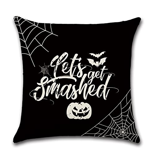 Housses de coussin Halloween lin de qualité supérieure 45x45