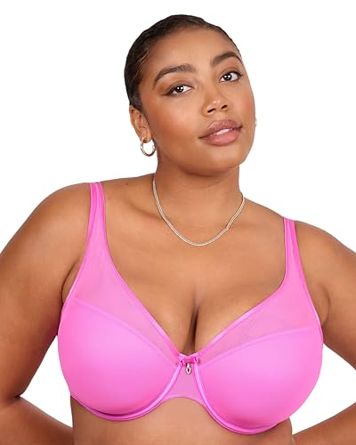 Soutien-Gorge de T-Shirt Rembourré Curvy Couture Maille Profonde Invisible