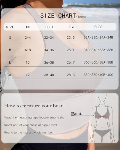 Image of XUNYU Sports Bras for Women High Support Longline Workout Tank Tops Built in Bra Padded Strappy Yoga Crop Top Cross Gym