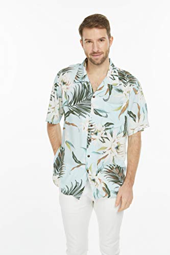 Hawaii Hangover Men's Hawaiian Shirt Aloha Shirt Floral Edge in Assorted Colors4