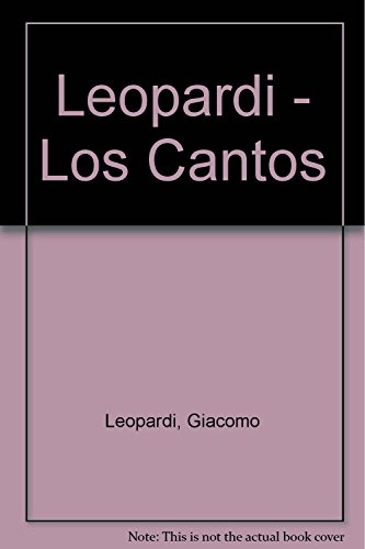  Leopardi - Los Cantos