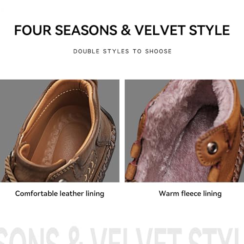 Sawbehind Mens Boots Men's Waterproof Ultra-Durable Cushioned Leather Boots Handmade Shoes for Outdoor2