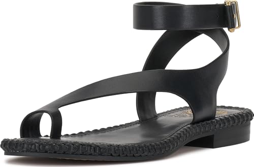 Image of Vince Camuto Libahs Ankle Strap Toe Loop Flat Sandals