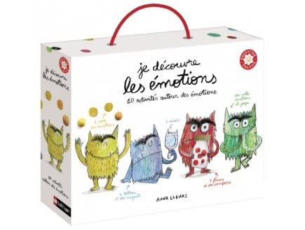 cavernedesjouets Coffret Emotions 10 activites Enfant 3-7 Ans - pour decouvrir, nommer, apprivoiser - Education Positive - Set Jeu educatif et Carte