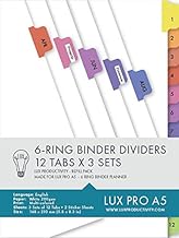 LUX PRO REFILL PACKS UK (LUX PRO - Binder Dividers)