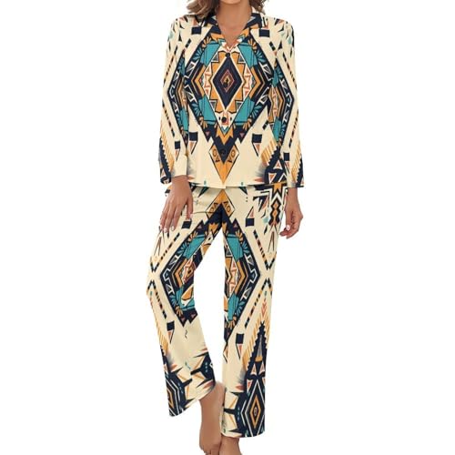 Pyjama femme ensemble deux pièces chic vêtement de nuit grande taille pjs