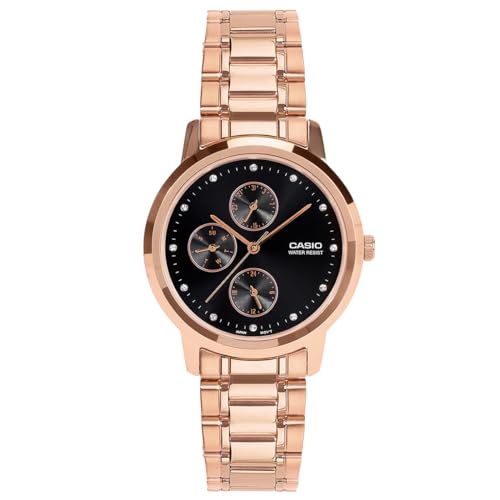 Image of Casio Enticer Ladies LTP-SN6KR-1A Analog Black Dial Watch (A2496)