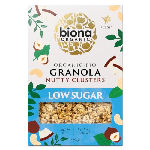 Biona Organic Low Sugar Nutty Granola Clusters 375g