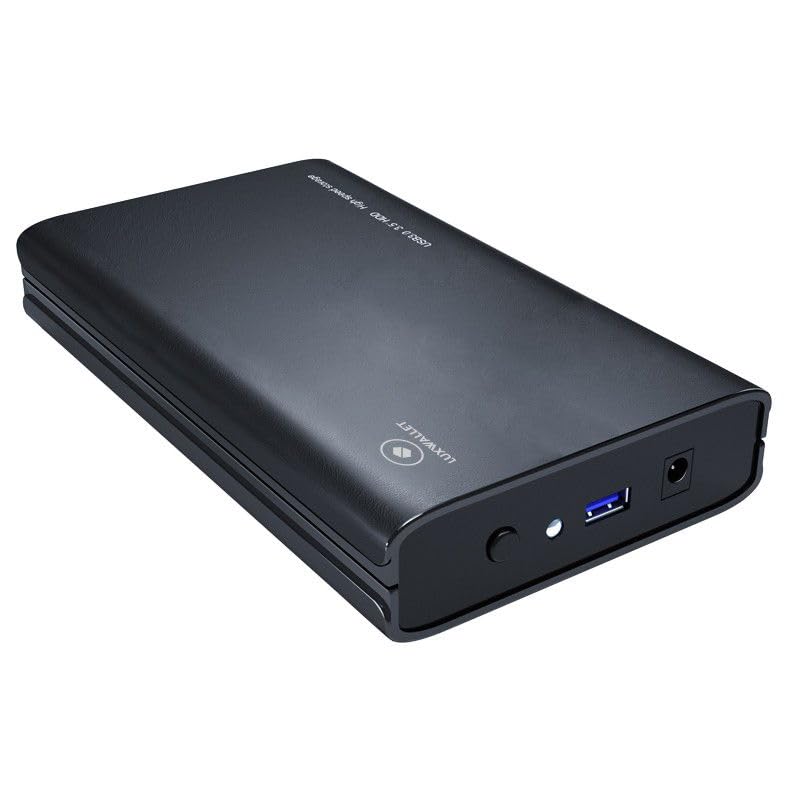 Boîtier HDD SSD externe SATA 3.0 USB 3.0 LUXWALLET DM35 pour disque dur 3.5 2.5