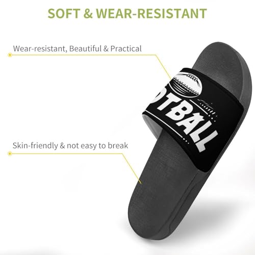 Football Player Gift House Sandals Non-Slip Bathroom Slippers Beach Summer Shoes for Men Women3