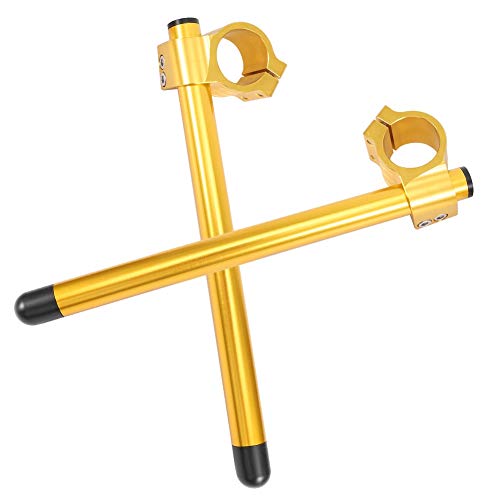 Guidon à moto 43 mm universel tube de fourche robuste or