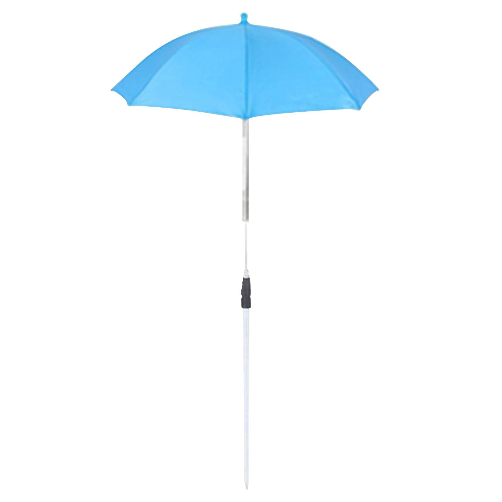 Baoblaze Plant Shade Accessories for Potted Plants Versatile Adjustable Height Sun Protection Shade Cover Garden Umbrella for Outside, Blue Umbrella