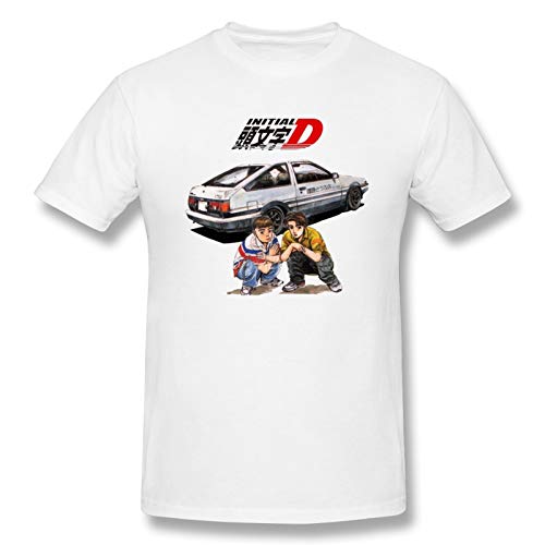 [339] 頭文字 D コミック AE86 男性 Tシャツ新テレビビッグサイズ綿半袖ブランドの服