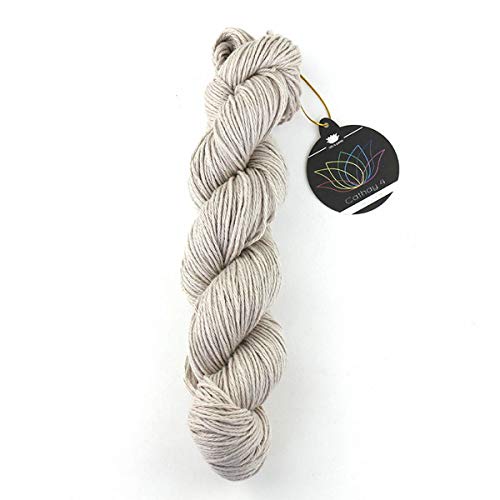 1 Skein Lotus Yarns Silk & Yak Blended Yarn Soft Warm Hand Knitting Crochet Yarn, Breathable & Comfortable For Fashion Garments Baby Clothes (01-Light Camel) #TOP29