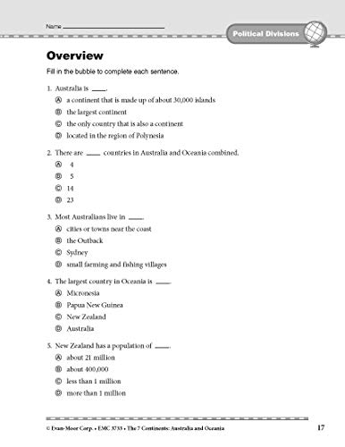 Australia And Oceania (The Seven Continents) #TOP4