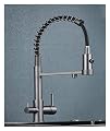ItoNc Gun ash Purification Kitchen tap Deck Installation Cold and hot Mixer Crane Swivel Spray Flow Mode Filtered Drinking Water,Kitchen faucets