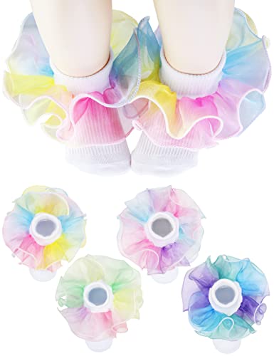 Image of PrinceSasa Little Baby Girl Princess Lace Ruffles Socks Set