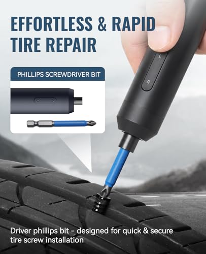 AUTOWN Tire Repair Kit with Screw Plugs