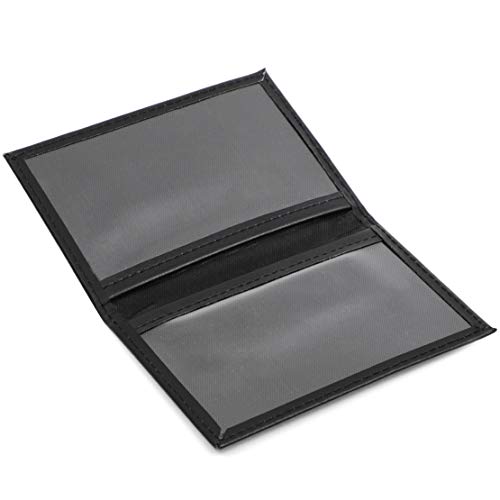 concealed carry permit amp badge holder - security badge organizer amp wallet - black bonded leather 43 x 285 in