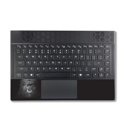 Image of MightySkins Skin Compatible with Alienware X14 R2 (2023) Full Wrap Kit - Mono Gorilla | Protective, Durable, and Unique Vinyl Decal wrap Cover | Easy to Apply & Change Styles | Made in The USA