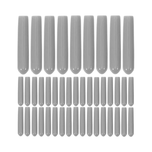 Dishwasher fork-shaped cover、 100 pezzi di protezioni for cestelli for lavastoviglie grigie, tappi terminali in plastica flessibile, riparazione graffi da ruggine 、Dishwasher Rack Caps