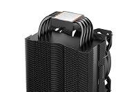 be quiet! Pure Rock 2 Black, CPU Kühler, 150W TDP, Pure Wings 2 120mm PWM, 4 6mm Heatpipes, asymmetrisches Design, Single Tower – Ansicht 3