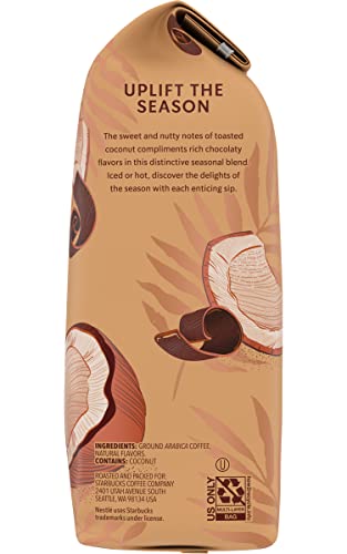 Image of Starbucks Flavored Ground Coffee (Toasted Coconut Mocha, 11 oz (Pack of 4))