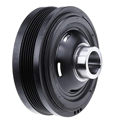 A-Premium Engine Harmonic Balancer Crankshaft Pulley Compatible with Mercedes-Benz C350 E400 GLK350 2013-2015, E300 E350 SLK350 2012-2016, GLE350 2016-2018, ML350 2012-2015, R350 2012, DOHC V6 3.5L by A-Premium - Image 3