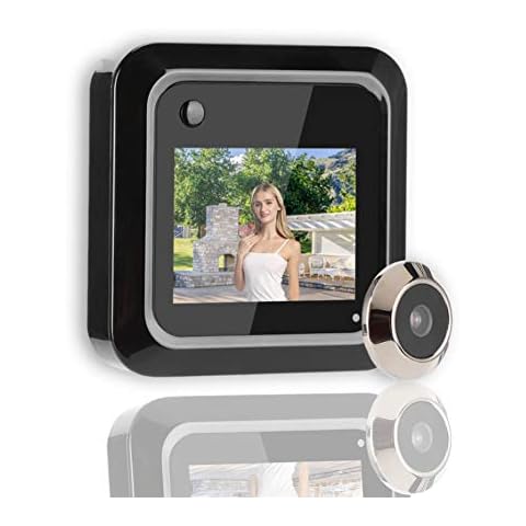 2.4 Inch Digital Door Viewer Peephole Camera, Peephole Viewer Doorbell 95° Wide Angle Camera Supports Photo Cover