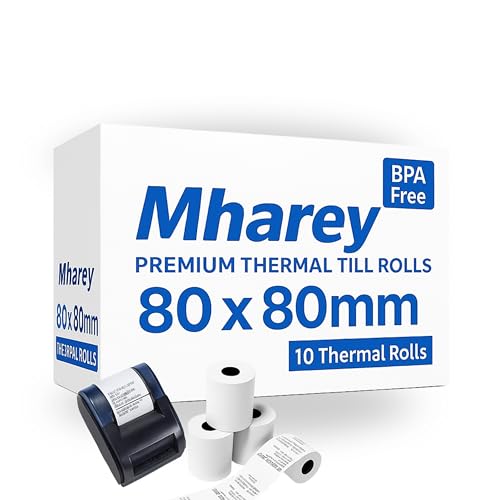 Papel térmico 80x80 para terminales POS y rollos de recibos EPOS 1