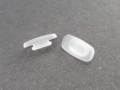 Eye Lover 3 Pair of Replacement Square Premium Grade Soft Silicone - Rectangle Shaped Slide/Push-in Nose Pads by Ink Trendz