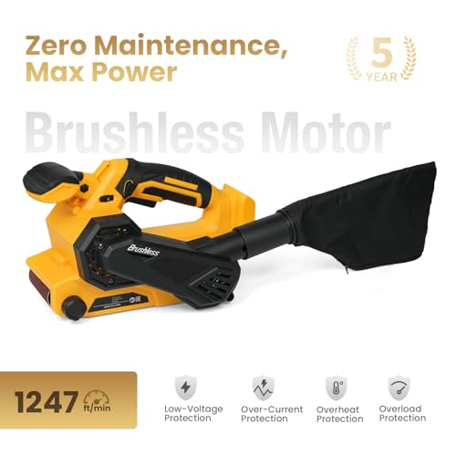 Brushless Cordless 3x18in Sander