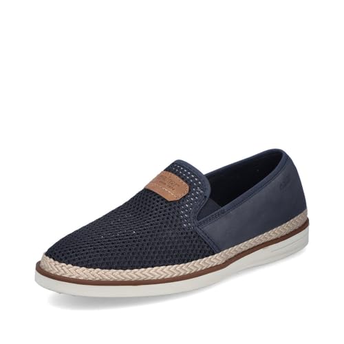 Rieker Mens Slip On Shoes B2366, Blue 14, 45 EU /11.5 US
