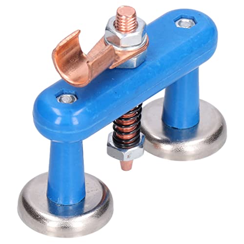 Magnetic Welding Support, Blue, Robust, Strong Suction, Convenient Operation, Welding Magnetic Head