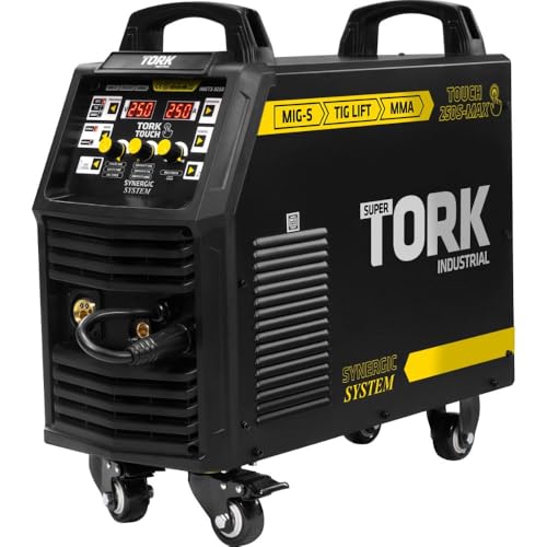 SUPER TORK, Inversor De Solda Mig Sinérgico Tig Mma 250a Touch 250s-max