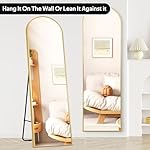 Arched Full-Length Floor Mirror | Premium Aluminum Frame & Shatterproof Glass for Modern Home/Boutique Decor - Image 5