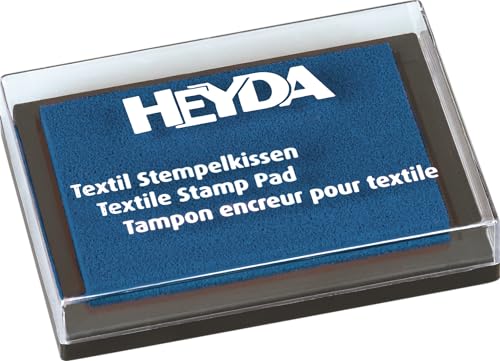 Heyda Stempelkissen Textil dunkelblau