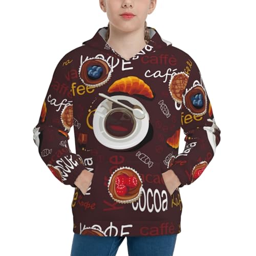 Abstract Watercolors Tartan Kid Hoodies Boys Sweatshirts Girls Pullover with Pocket